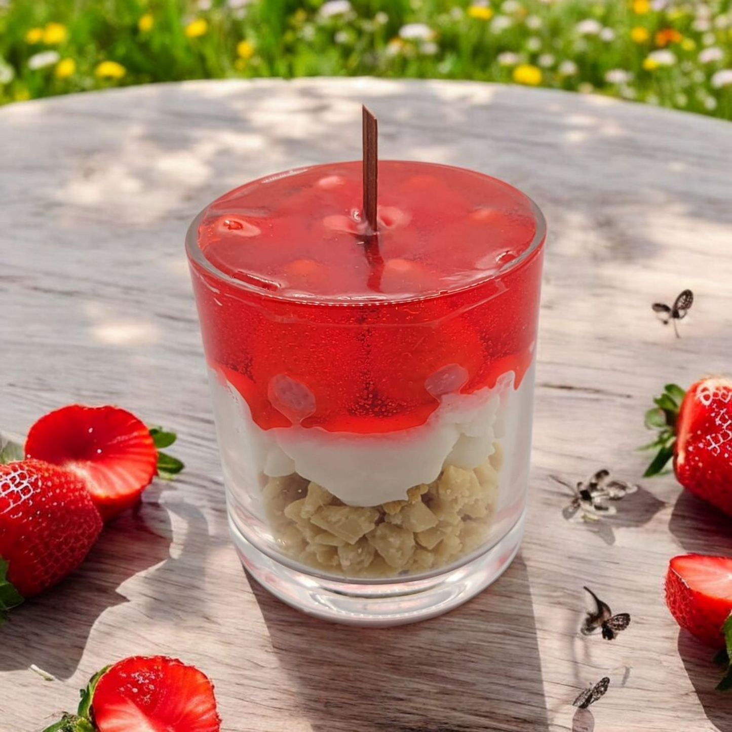 Strawberry Cheesecake - Scented Candle ๐
