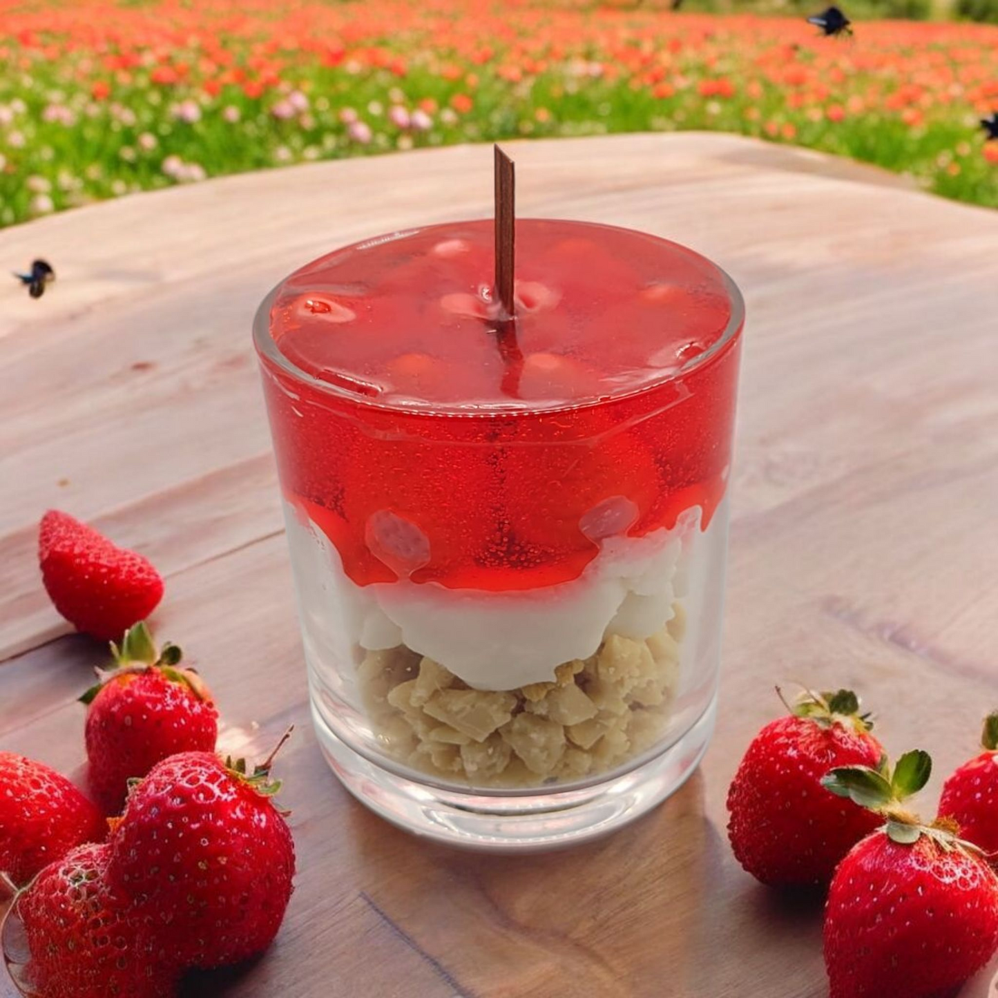 Strawberry Cheesecake  - Scented Candle 🍓